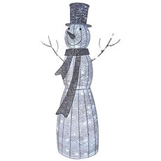 karácsonyi fénydekoráció hóember